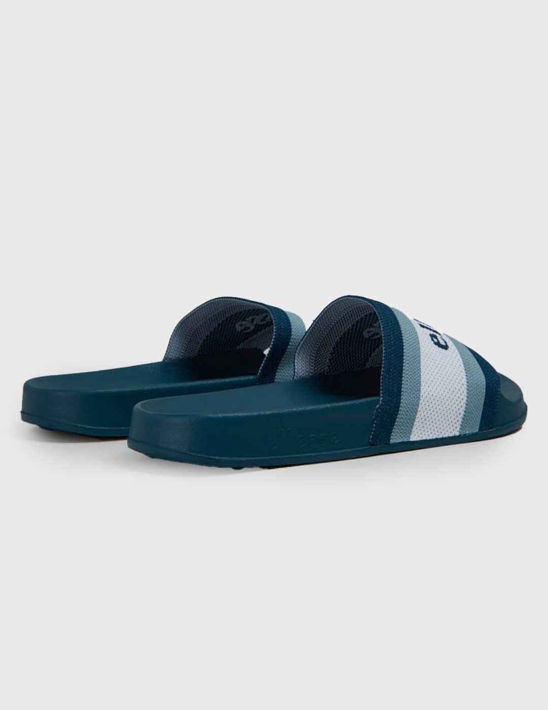 Chanclas Ellesse LS50 Slide azules para hombre