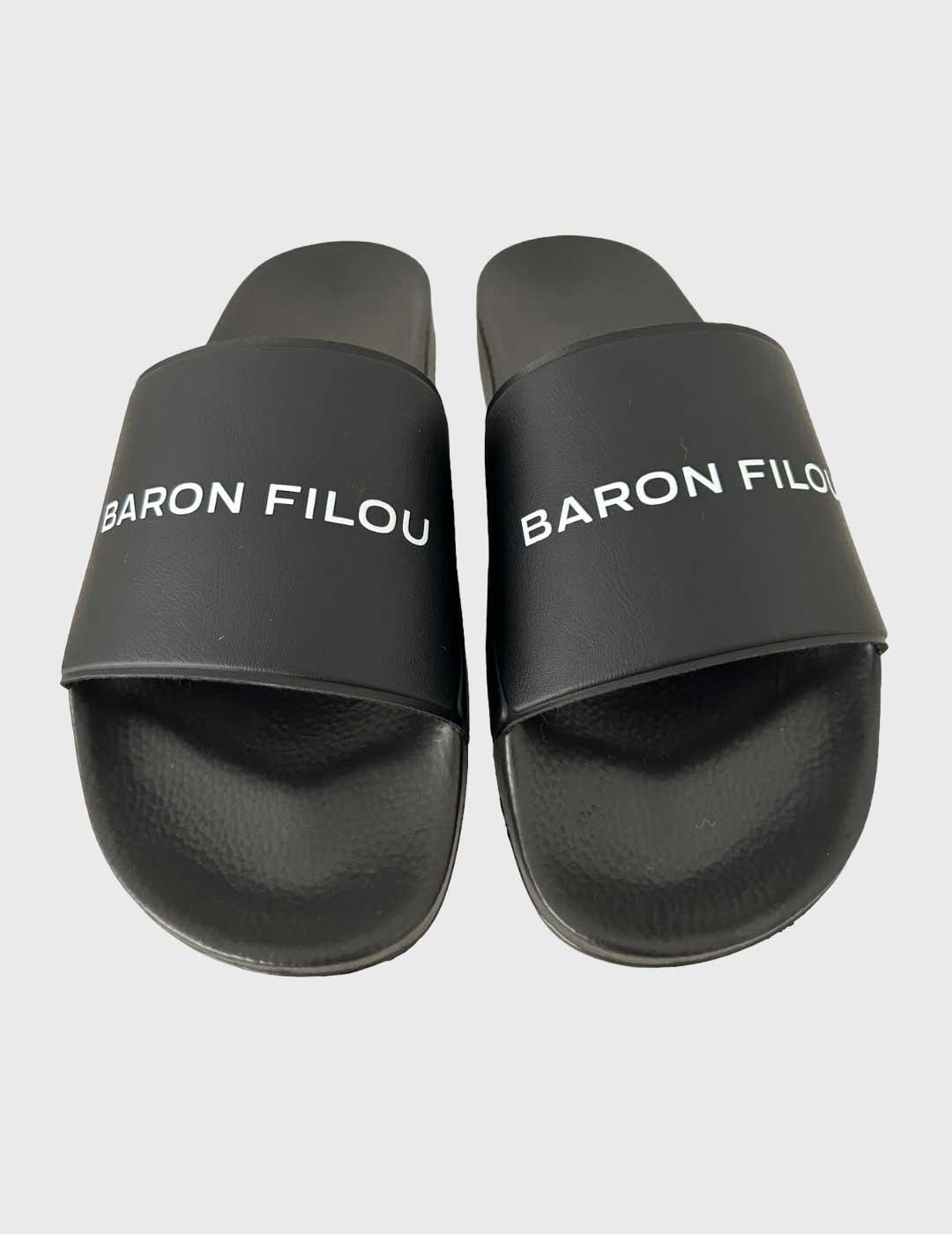 Baron Filou Slippers Chanclas negras unisex