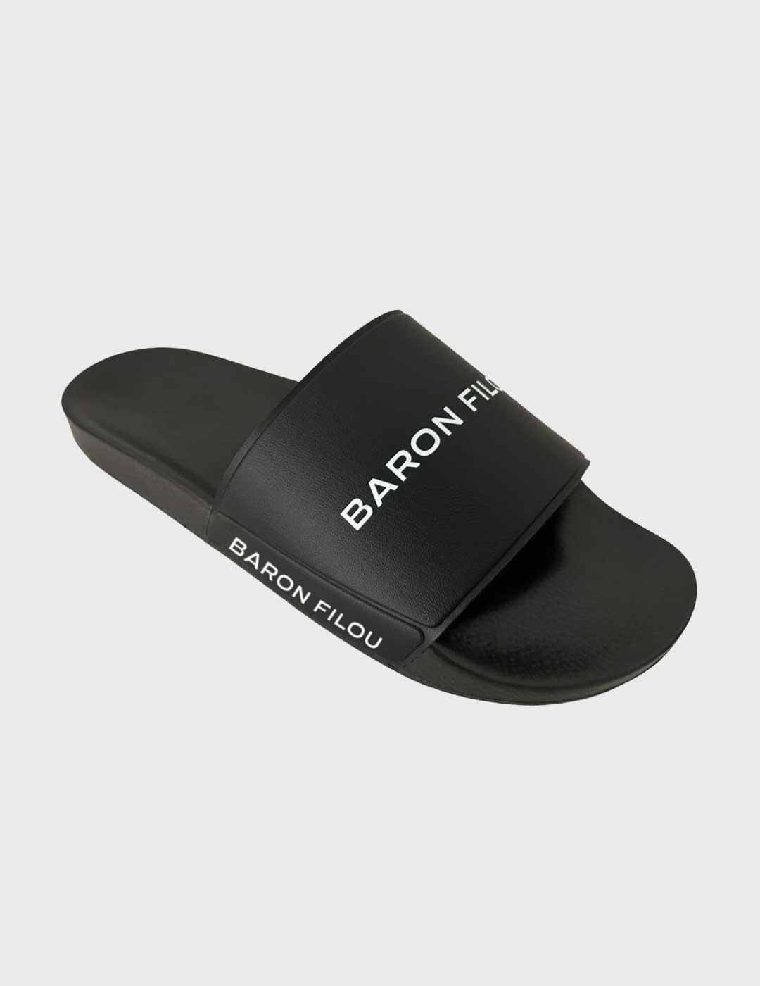 Baron Filou Slippers Chanclas negras unisex