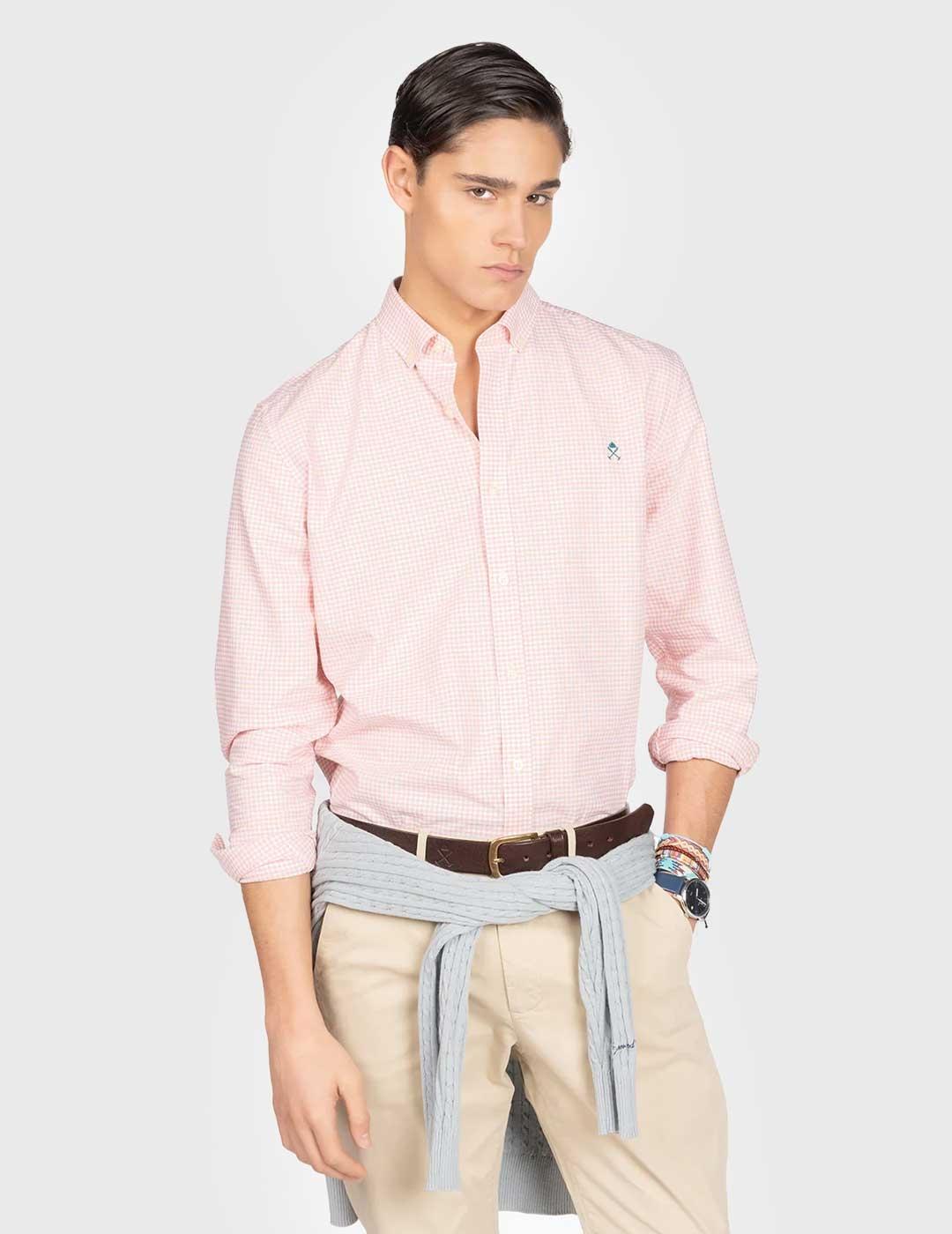 Harper - Neyer Camisa Amberes rosa para hombre