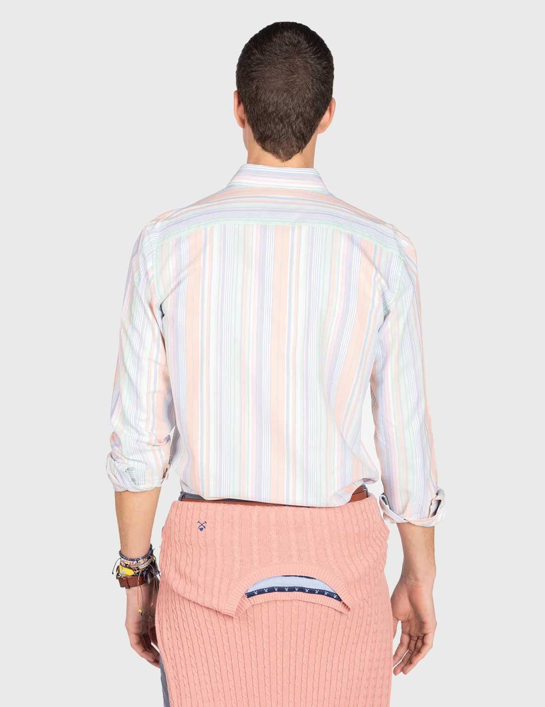 Harper - Neyer Camisa Berkeley naranja para hombre