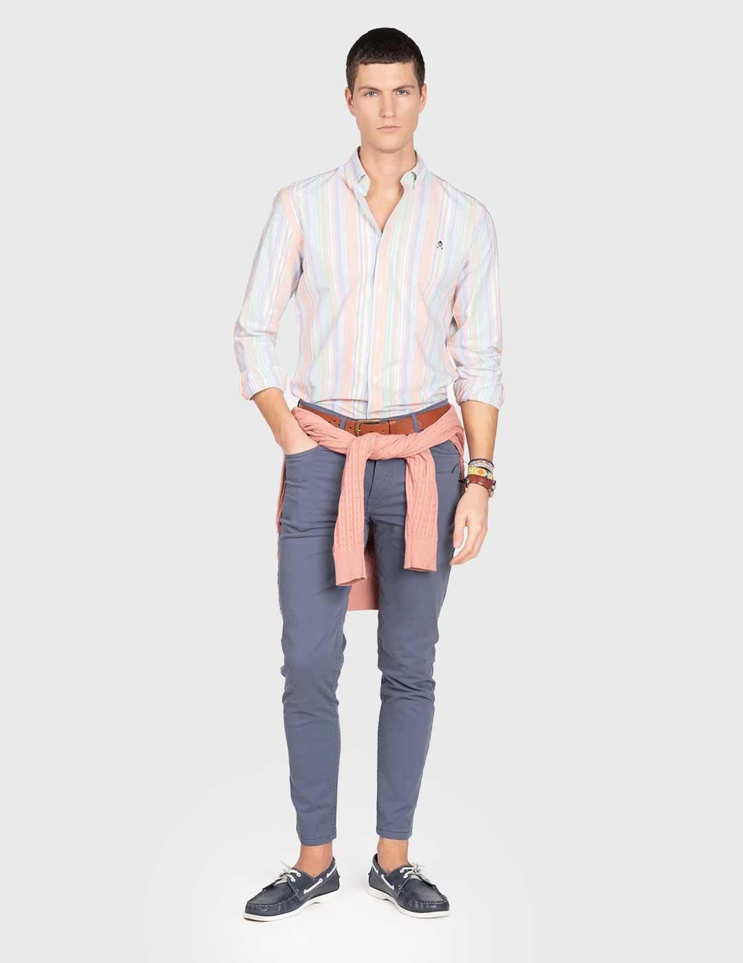 Harper - Neyer Camisa Berkeley naranja para hombre