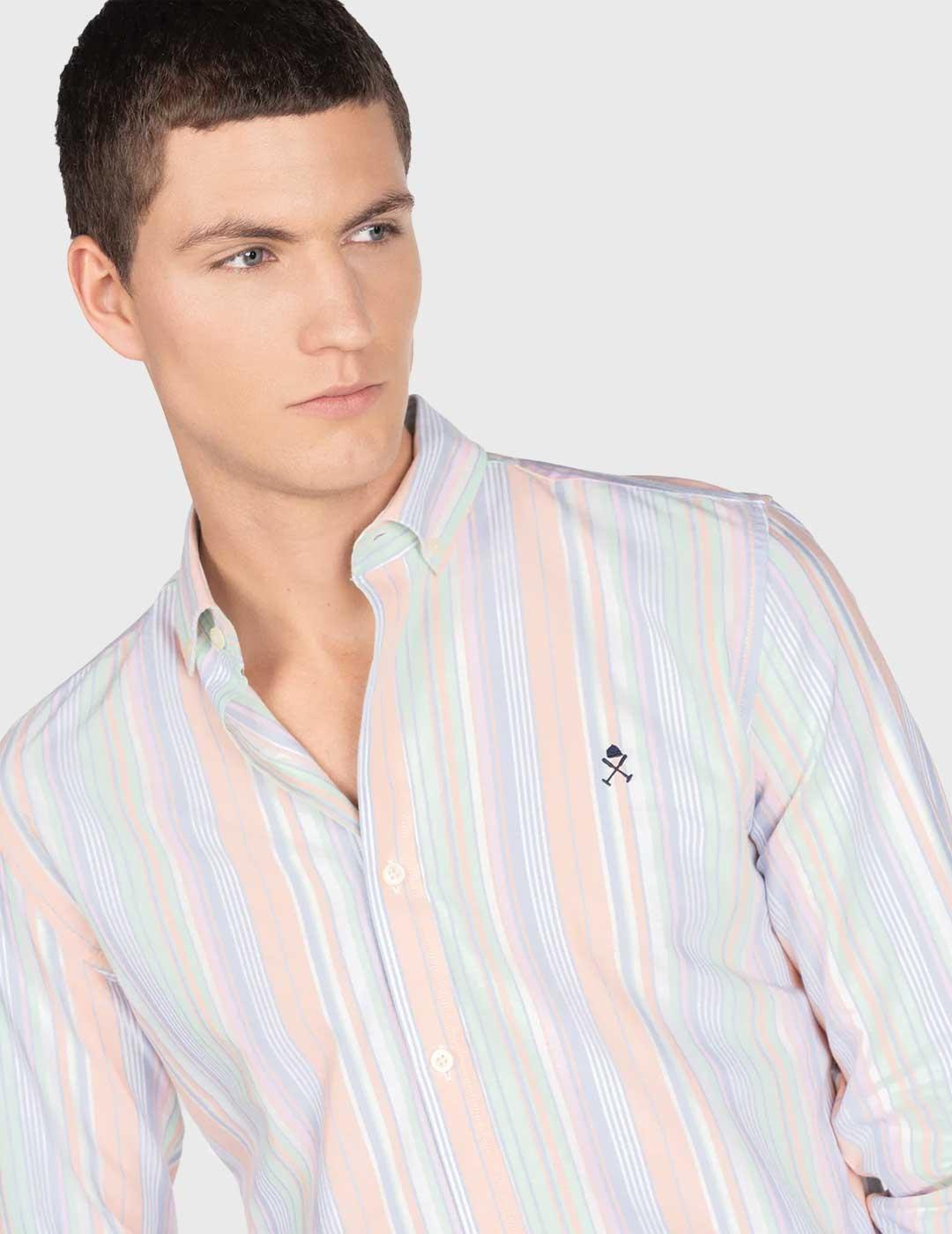 Harper - Neyer Camisa Berkeley naranja para hombre