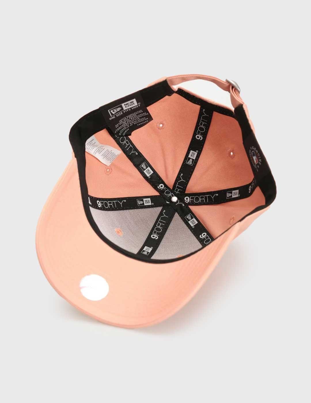 New Era Womans League 9Forty Gorra rosa para mujer