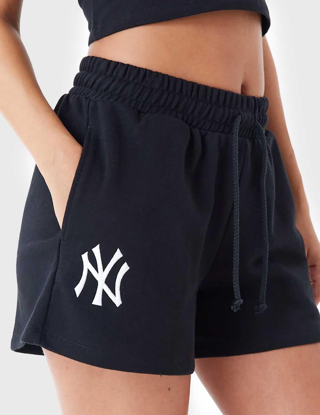 New Era MLB Le Shorts Pantalones Cortos negros para mujer
