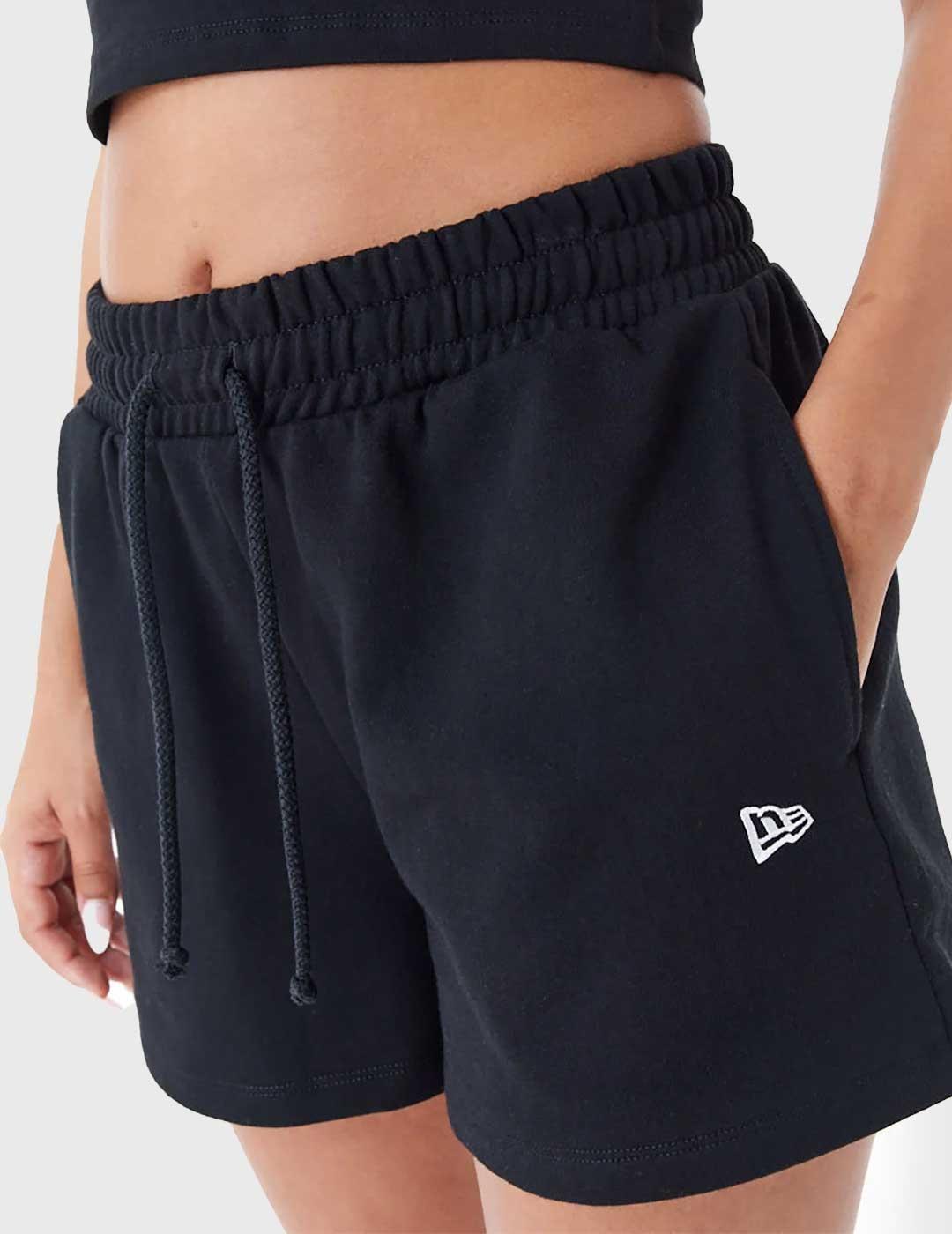 New Era MLB Le Shorts Pantalones Cortos negros para mujer