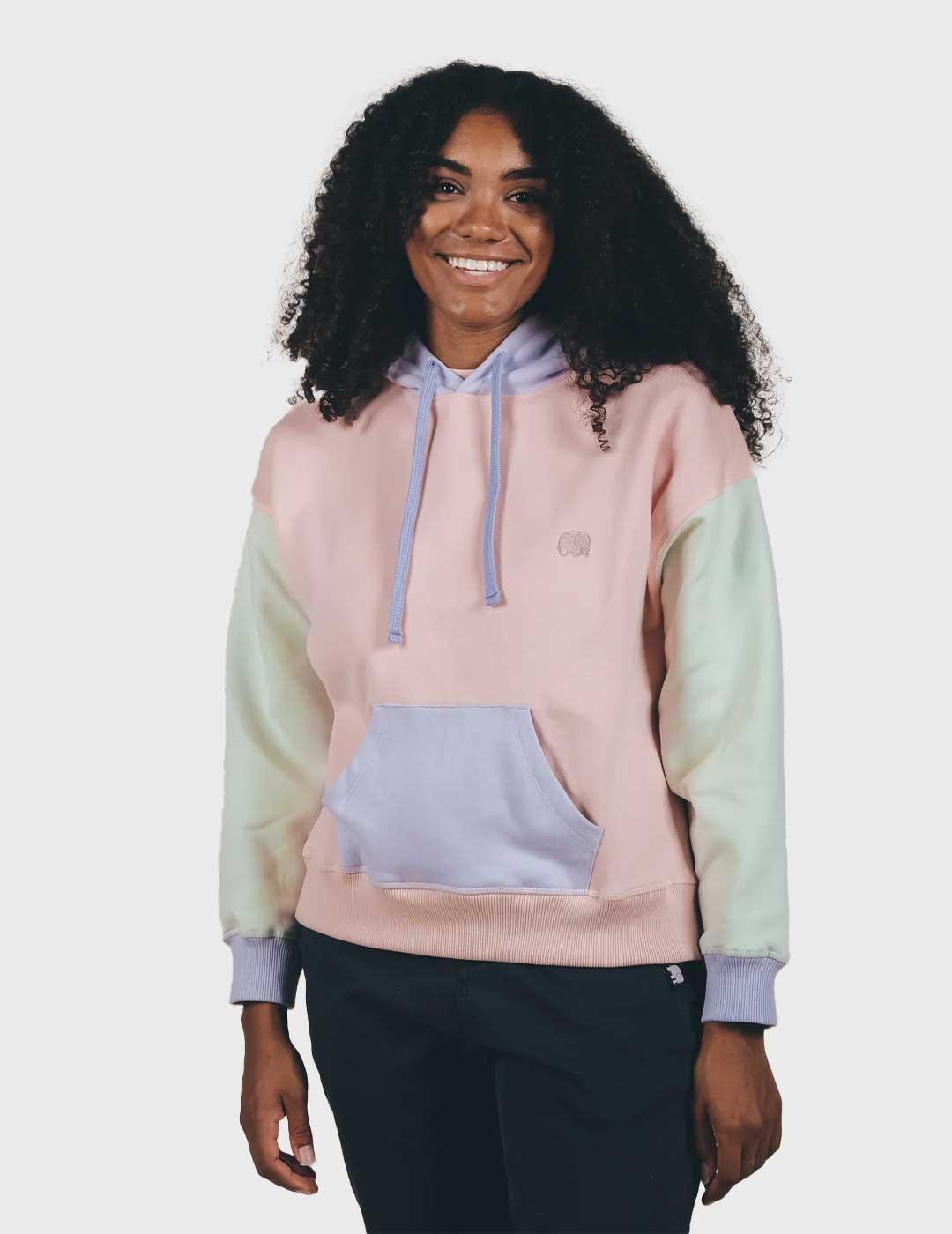 Trendsplant Oversized Colour Block Sudadera multicolor mujer