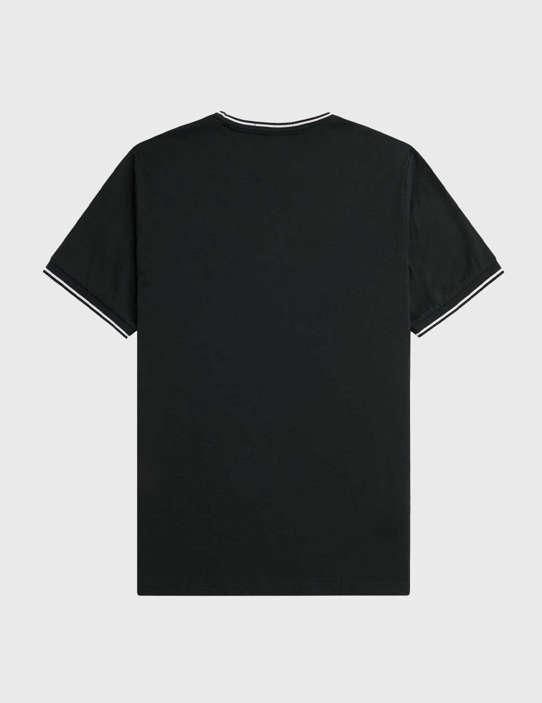 Fred Perry Twin Tipped T Shirt Camiseta verde para hombre