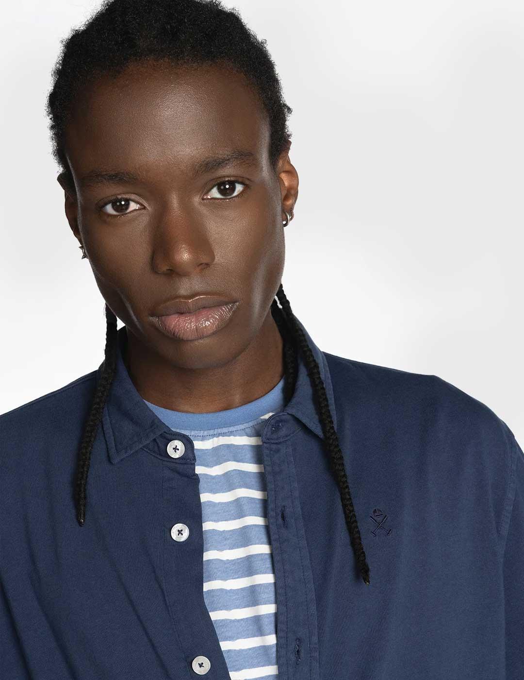 Harper - Neyer Camisa Old Harbor azul marino para hombre