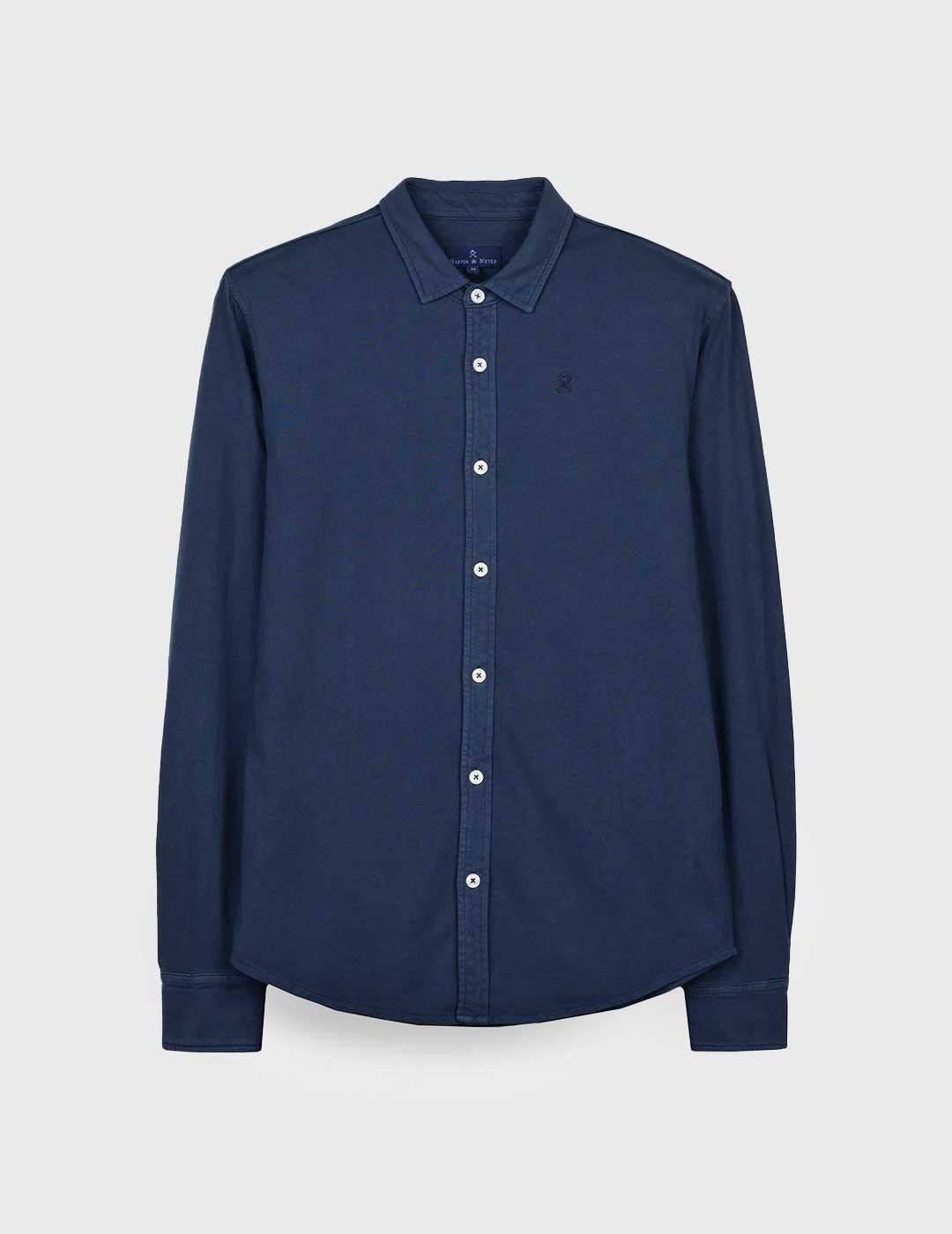 Harper - Neyer Camisa Old Harbor azul marino para hombre