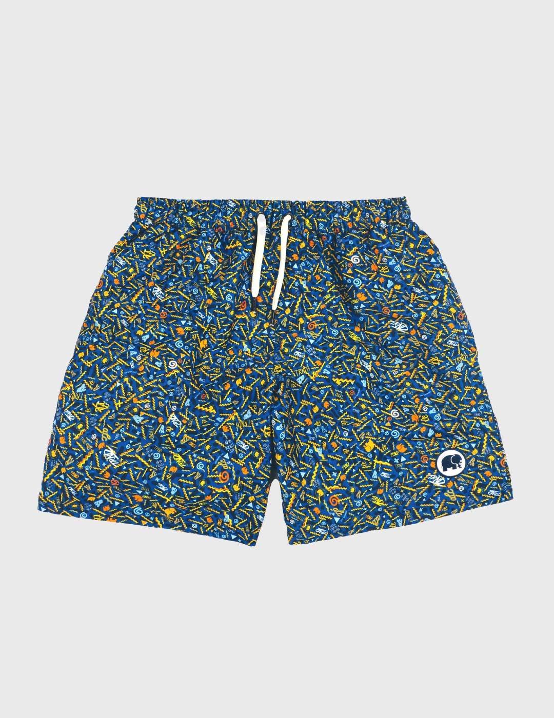 Trendsplant Dogtwon Sequal Yarn Bañador azul para hombre