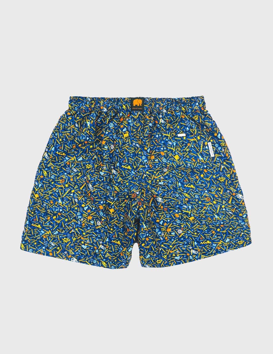 Trendsplant Dogtwon Sequal Yarn Bañador azul para hombre