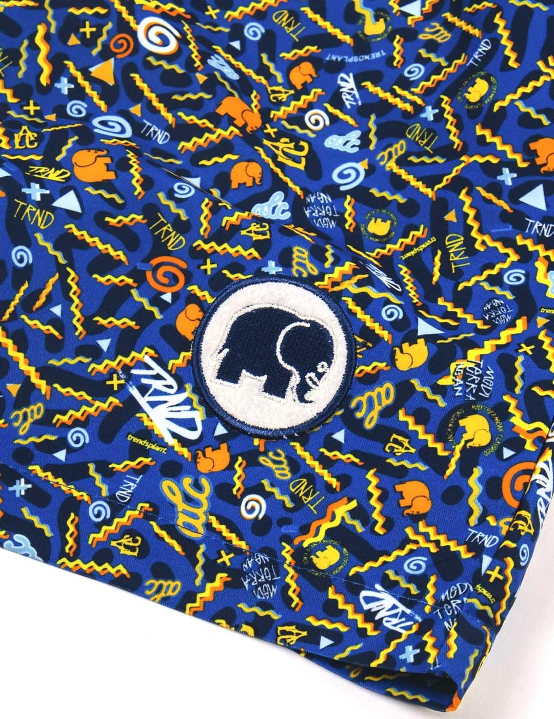 Trendsplant Dogtwon Sequal Yarn Bañador azul para hombre