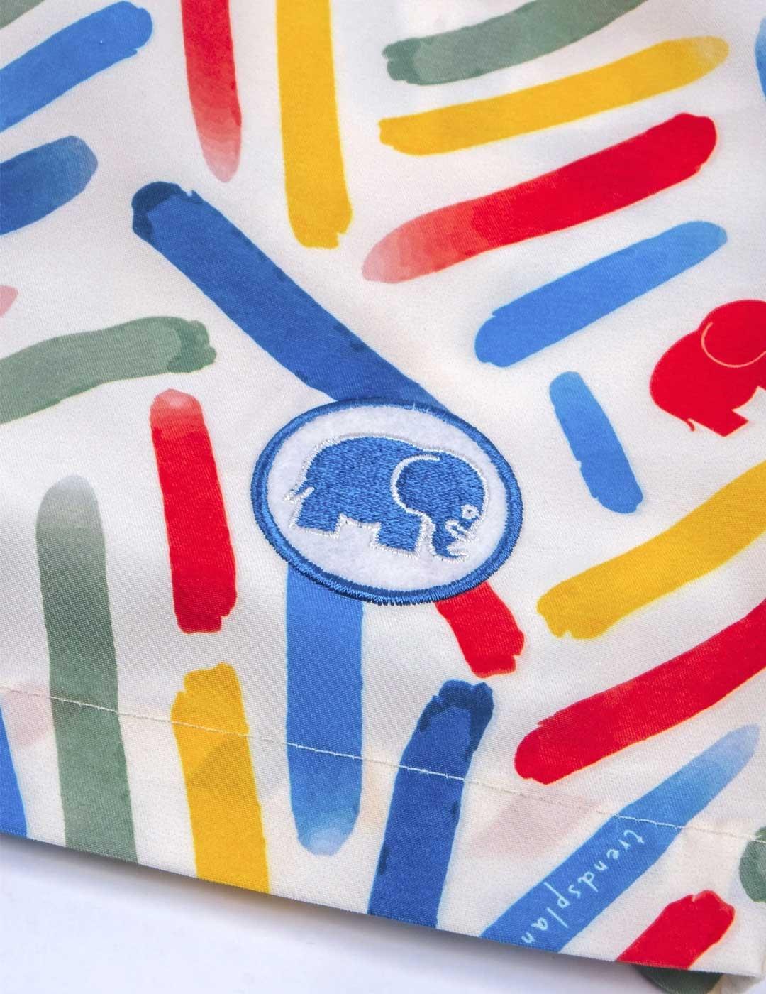 Trendsplant Strokes Seaqual Yarn Mediterranean Bañador