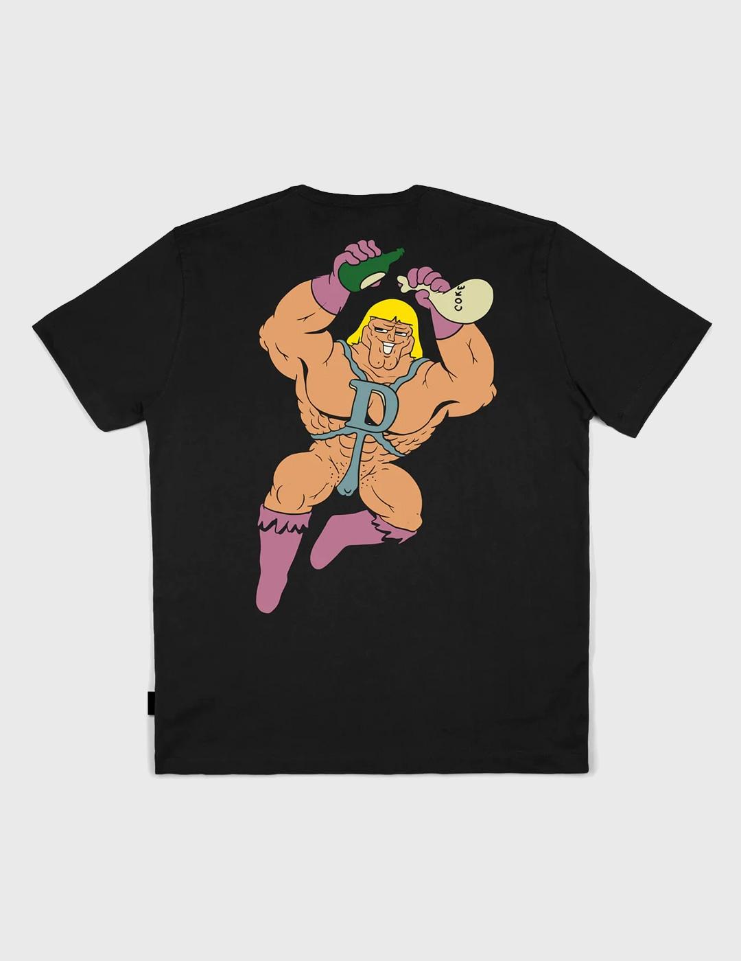 The Dudes Knights Oremium T-Shirt Camiseta negra para hombre