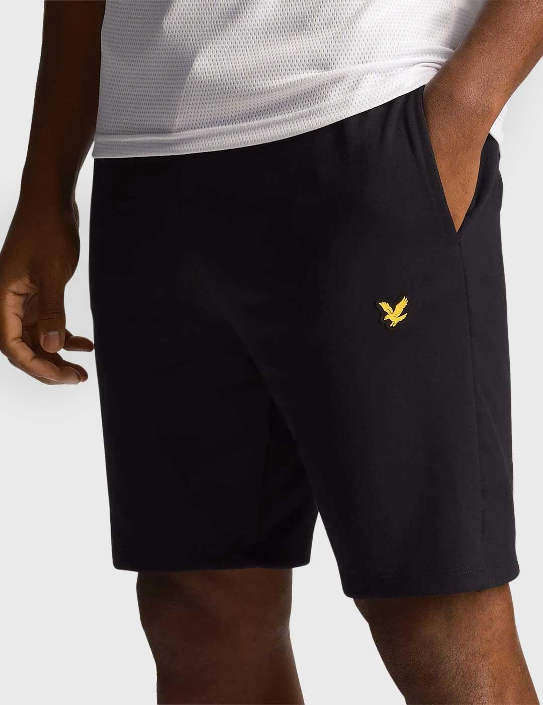 Lyle & Scott Sweat Shorts Pantalones cortos negros de hombre