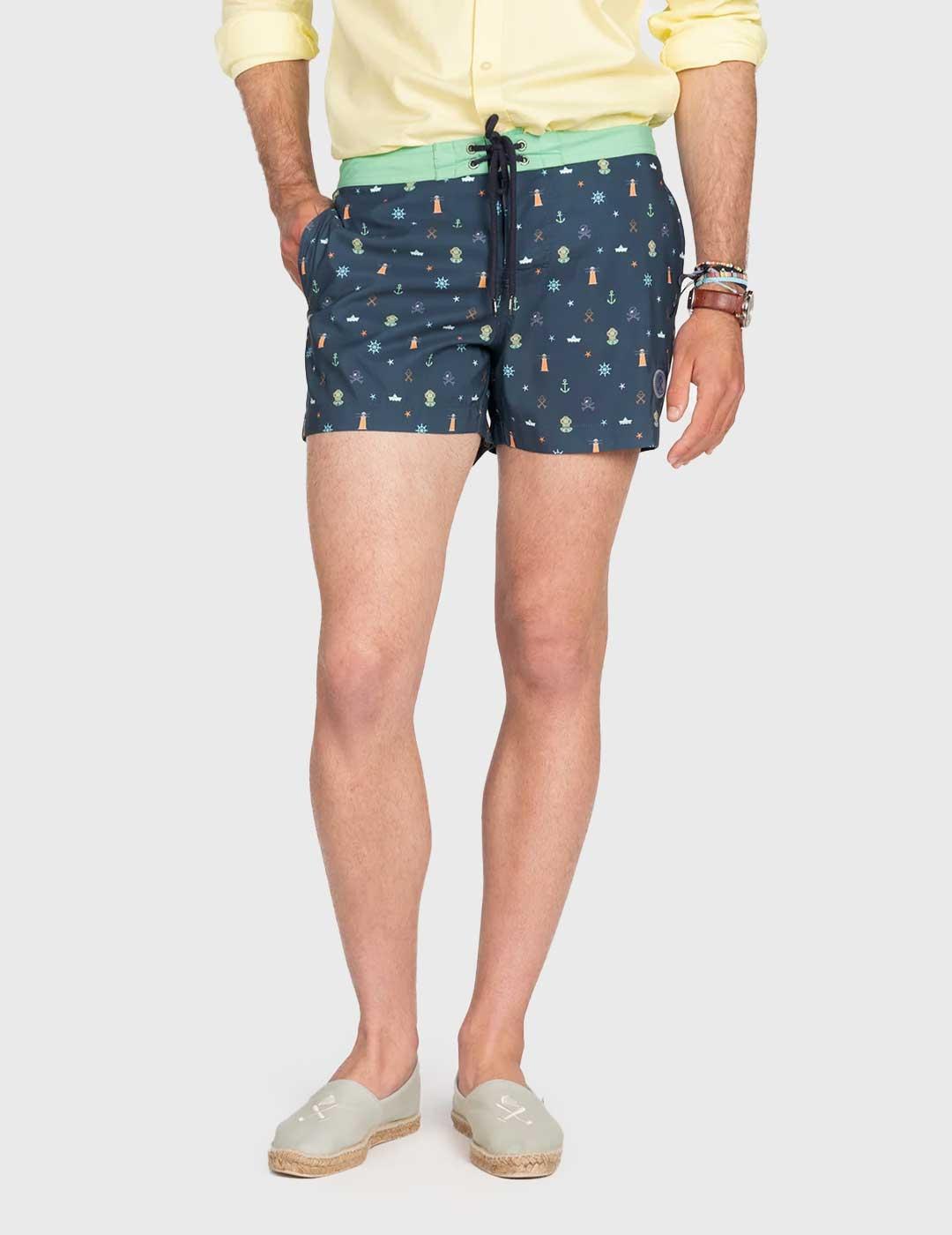 Harper & Neyer Bañador Atlantic azul marino para hombre