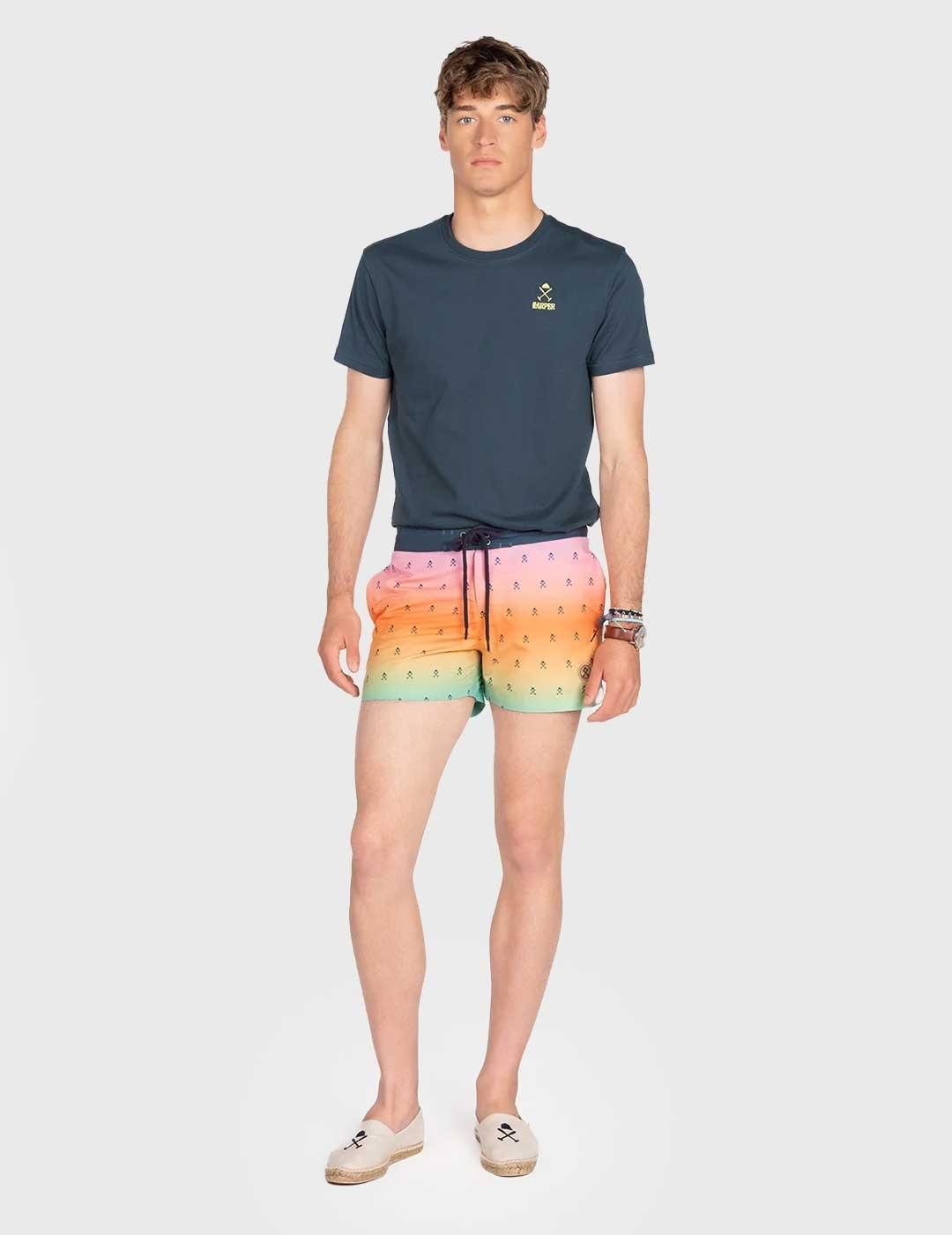 Harper & Neyer Bañador Sunset multicolor para hombre