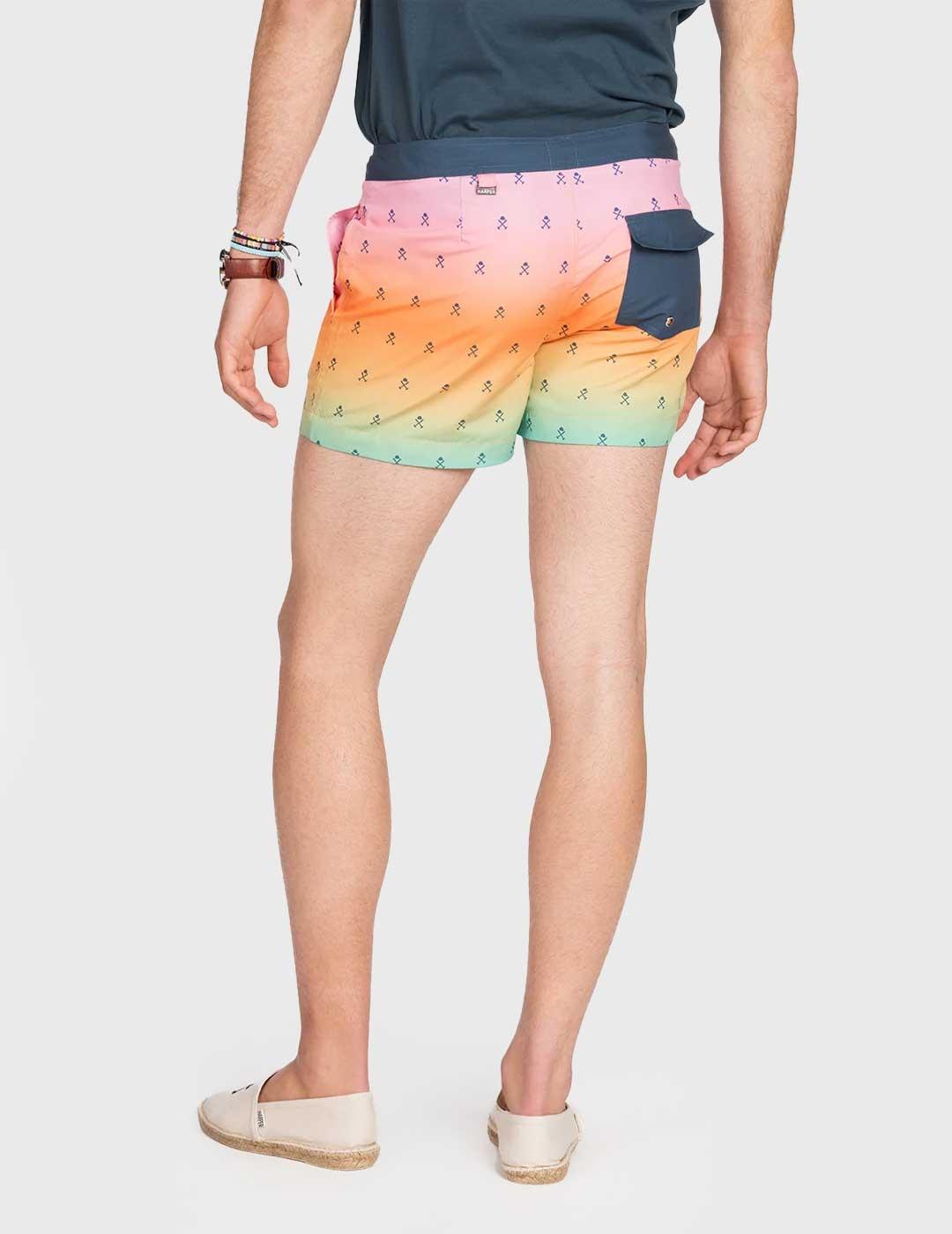 Harper & Neyer Bañador Sunset multicolor para hombre