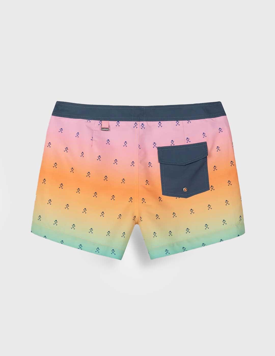 Harper & Neyer Bañador Sunset multicolor para hombre