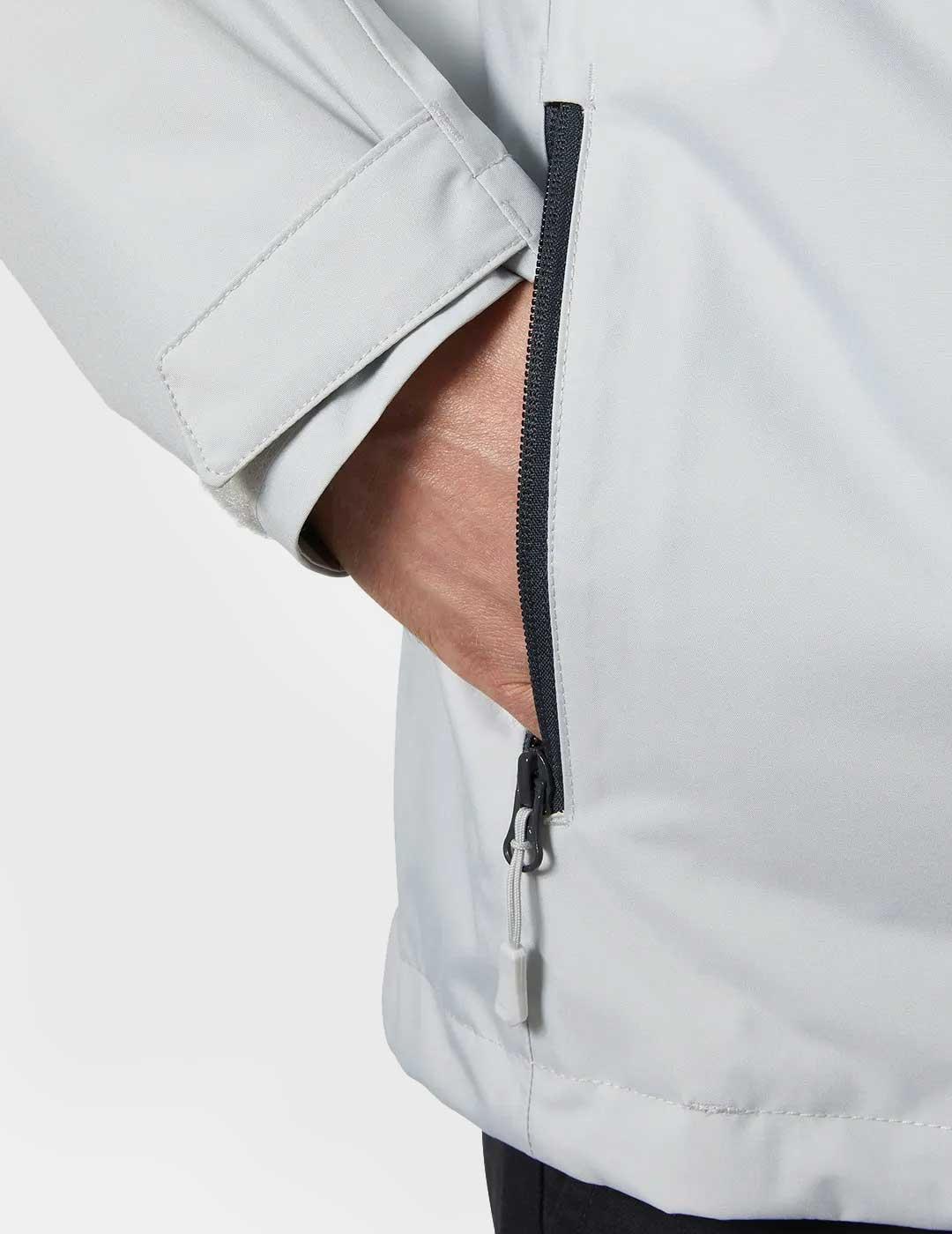 Helly Hansen Crew Midlayer 2 chaqueta gris para hombre