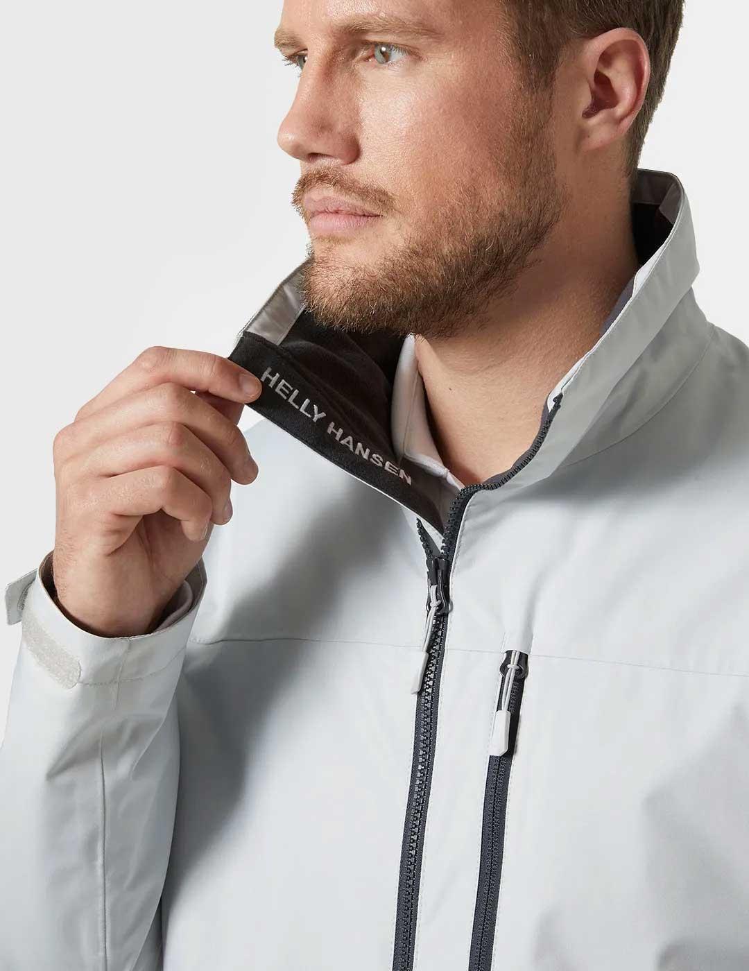 Helly Hansen Crew Midlayer 2 chaqueta gris para hombre