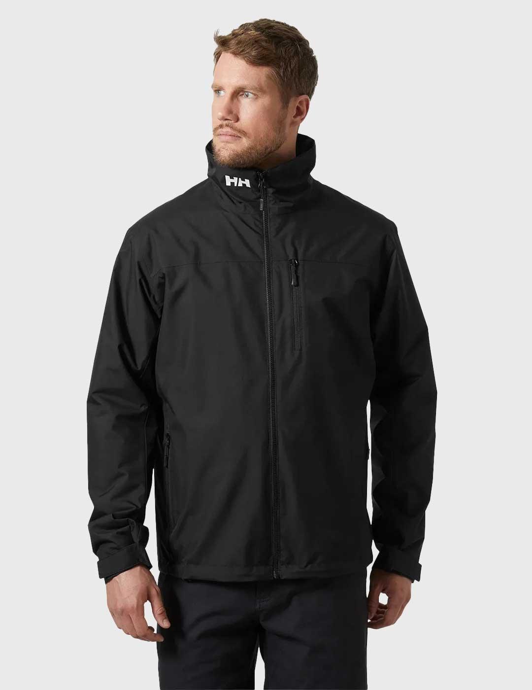 Helly Hansen Crew Midlayer 2 chaqueta negra para hombre