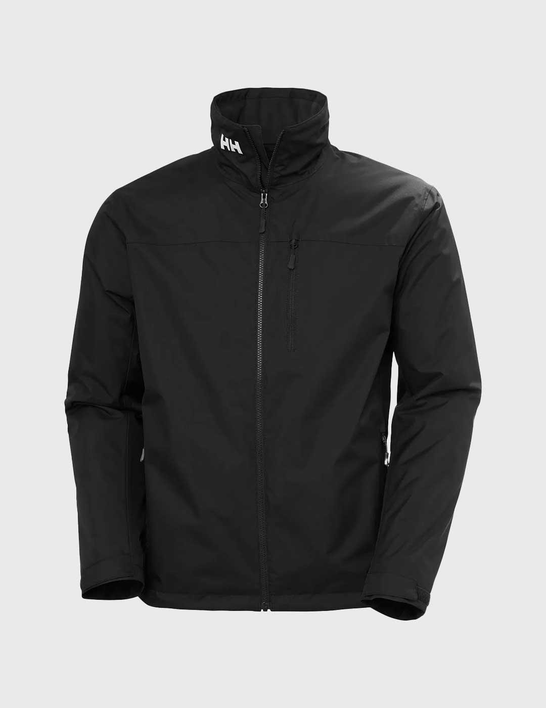 Helly Hansen Crew Midlayer 2 chaqueta negra para hombre