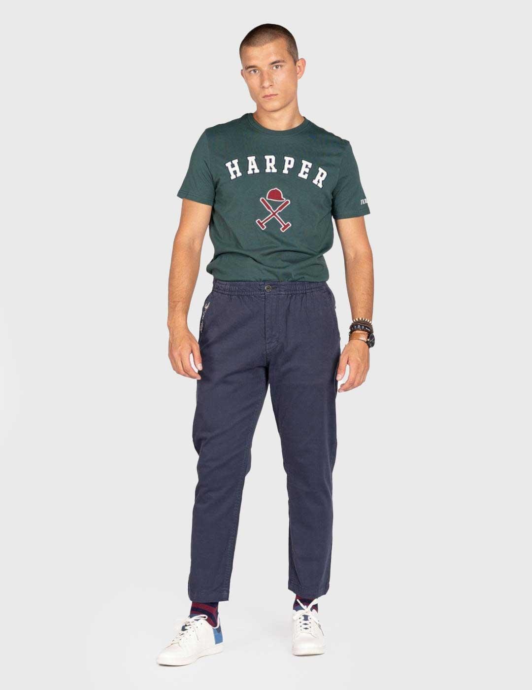 Harper & Neyer Pantalón Relaxed navy blue para hombre
