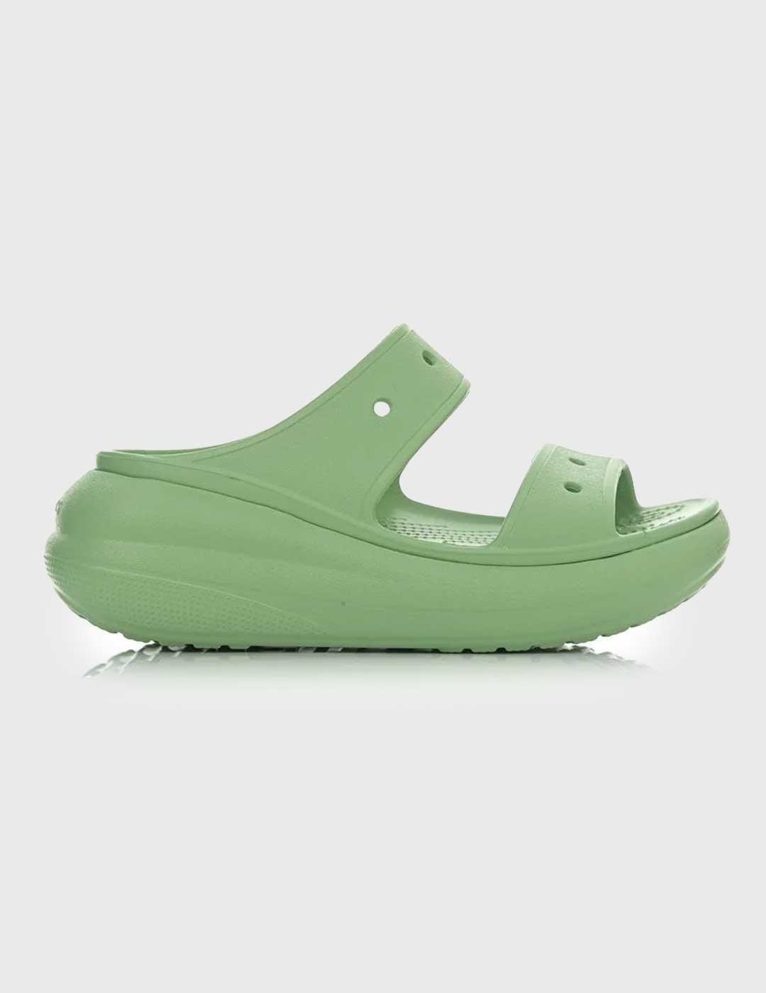 Crocs Crush Sandal U Zuecos verdes unisex