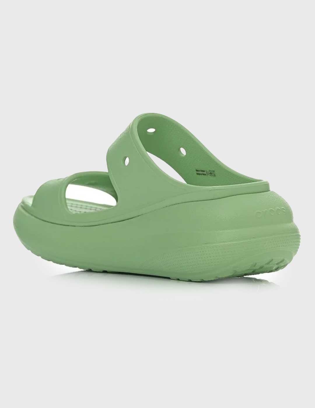 Crocs Crush Sandal U Zuecos verdes unisex