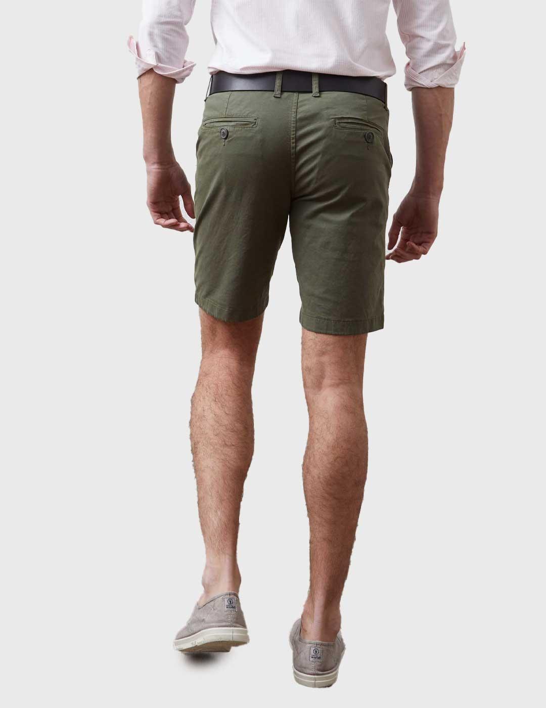 Altonadock Pantalón Short verde khaki para hombre