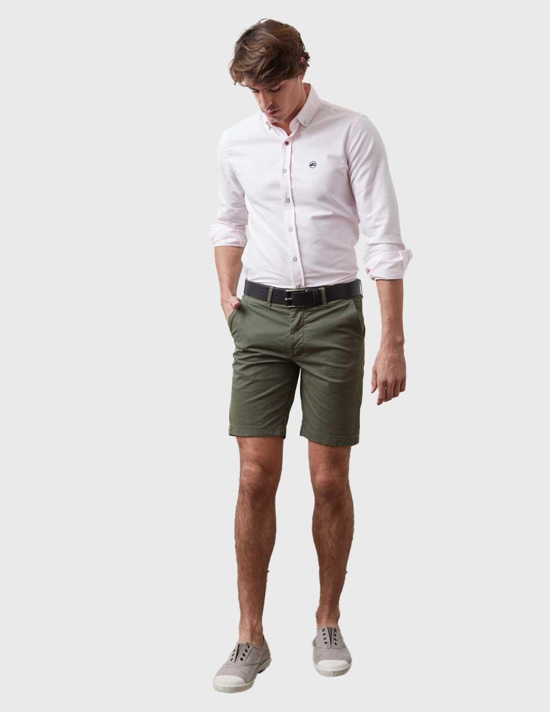 Altonadock Pantalón Short verde khaki para hombre