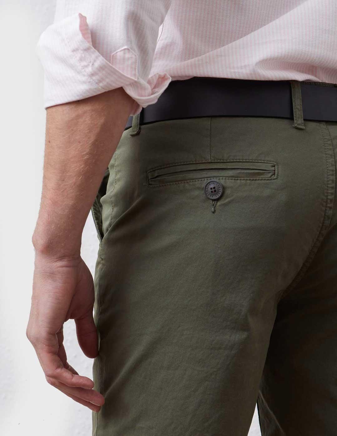 Altonadock Pantalón Short verde khaki para hombre