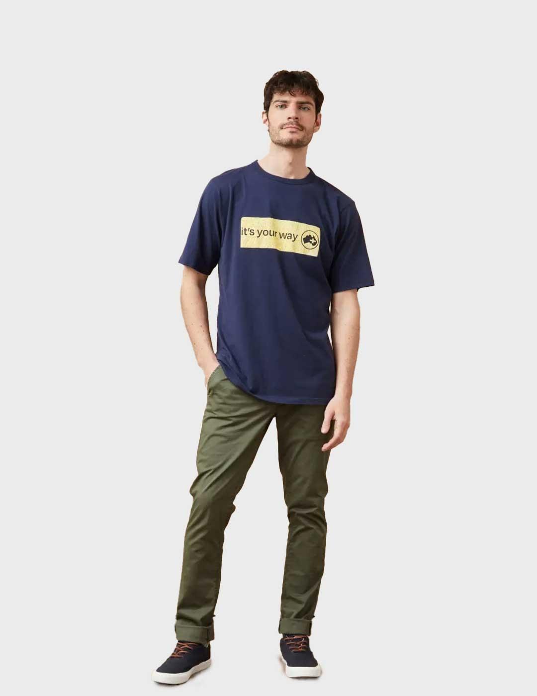 Altonadock camiseta azul marino para hombre y mujer