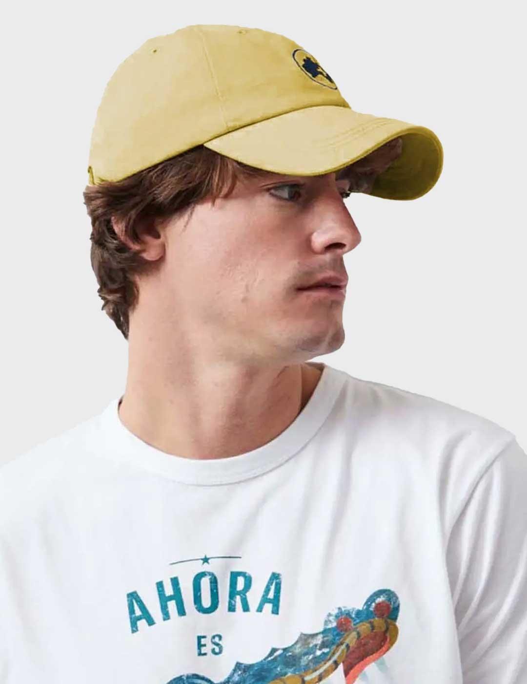Altonadock gorra amarilla con logo azul para hombre y mujer