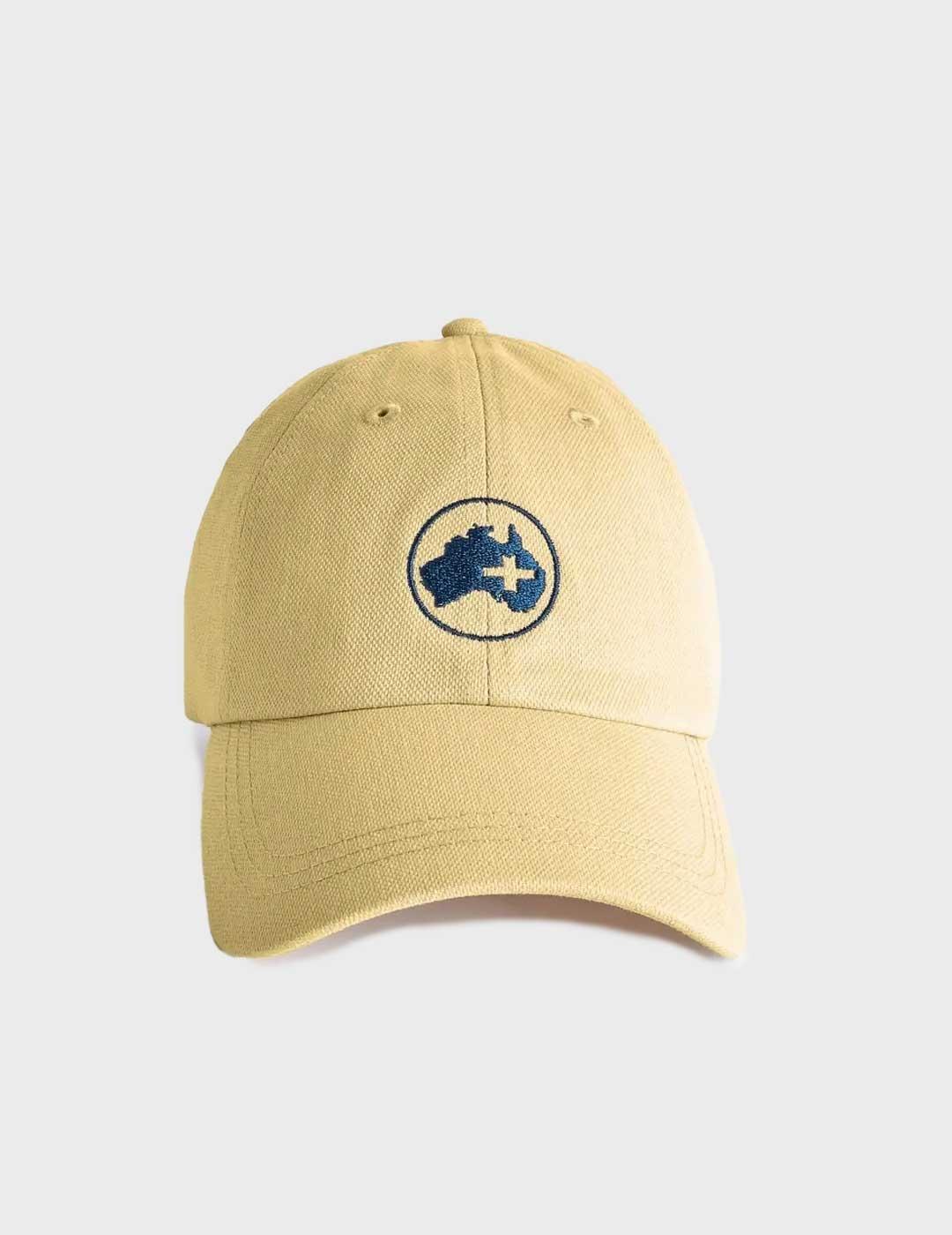 Altonadock gorra amarilla con logo azul para hombre y mujer