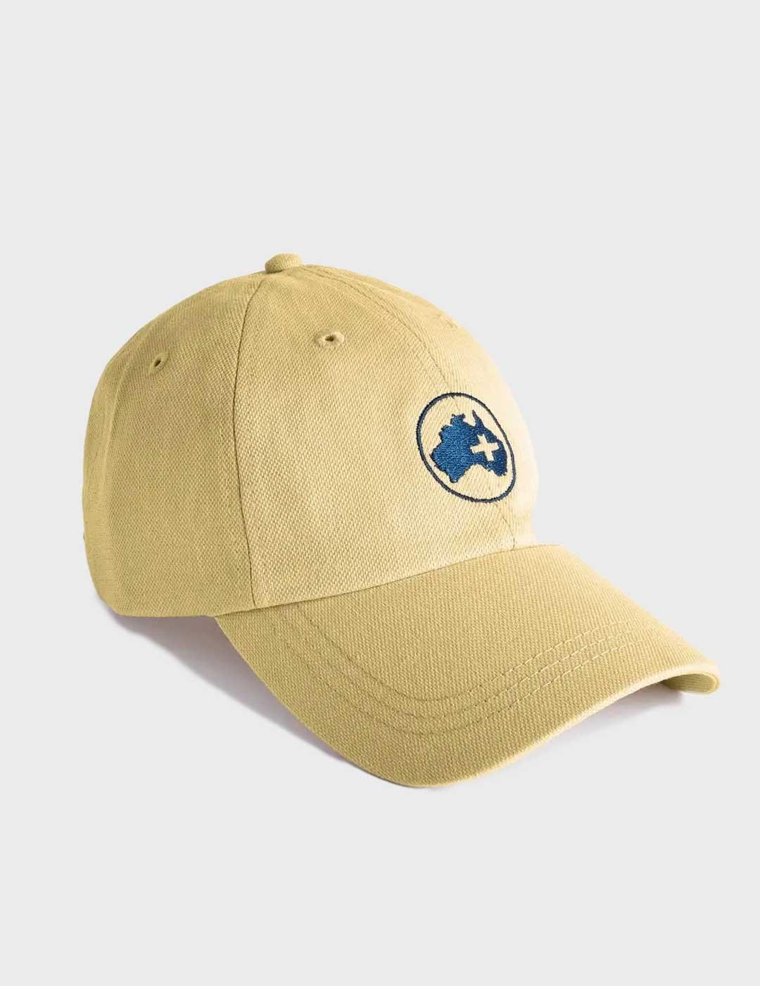 Altonadock gorra amarilla con logo azul para hombre y mujer