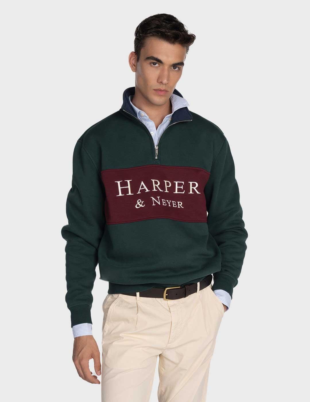 Harper & Neyer Maryland sudadera verde para hombre