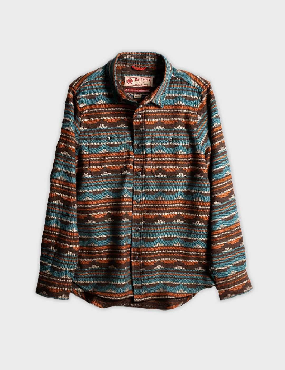 Iron and Resin Powathan camisa multicolor hombre