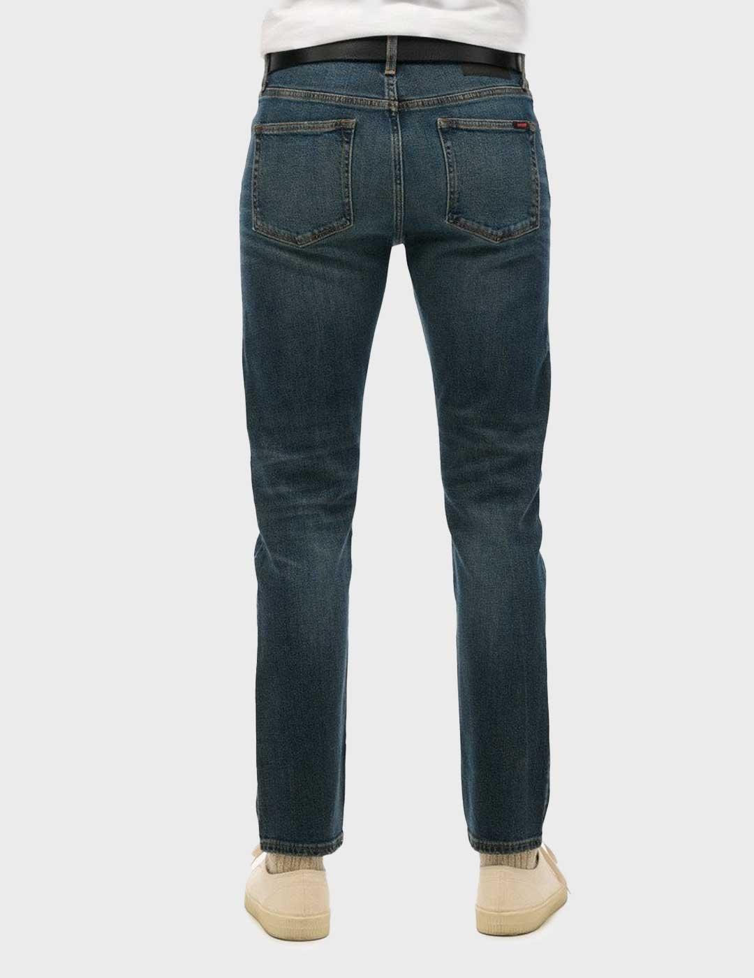 Superdry Vintage Slim pantalón azul para hombre