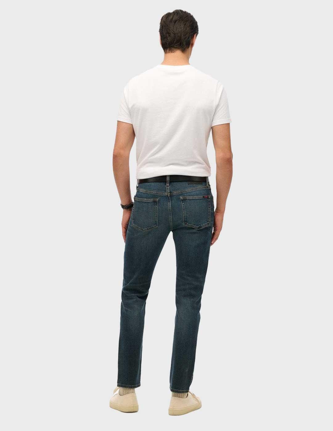 Superdry Vintage Slim pantalón azul para hombre