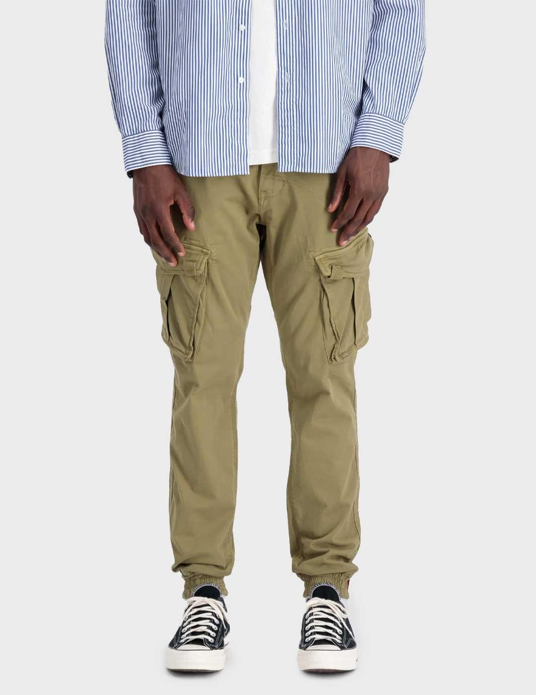 Alpha Spy pantalón verde para hombre