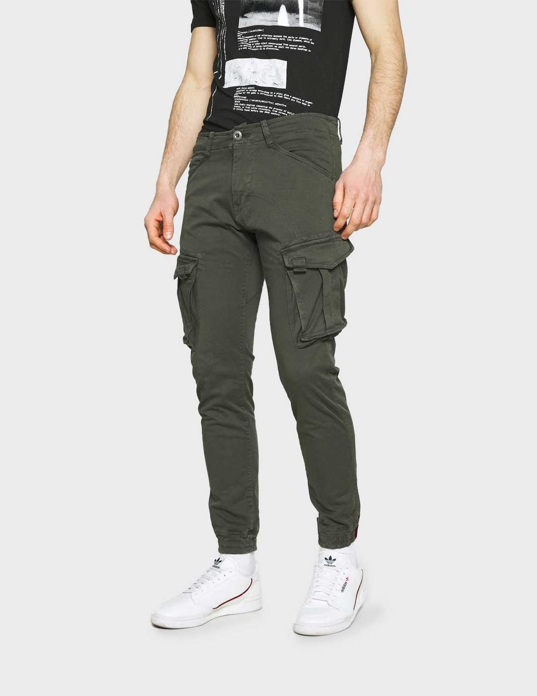 Alpha Spy pantalón gris para hombre