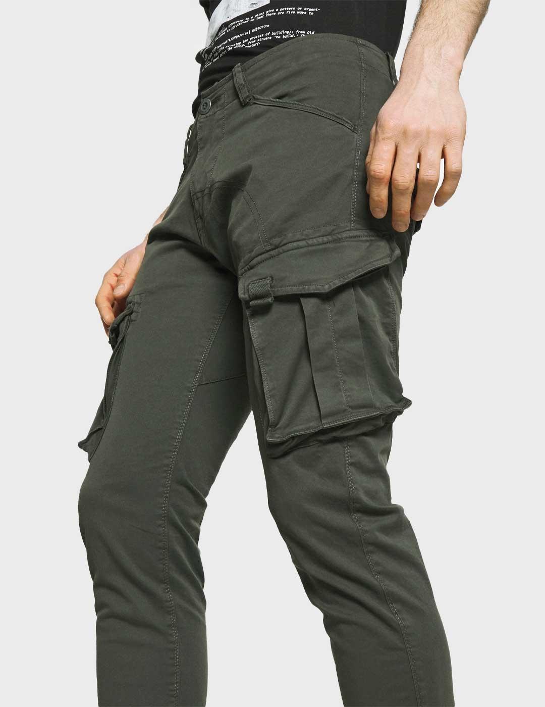 Alpha Spy pantalón gris para hombre