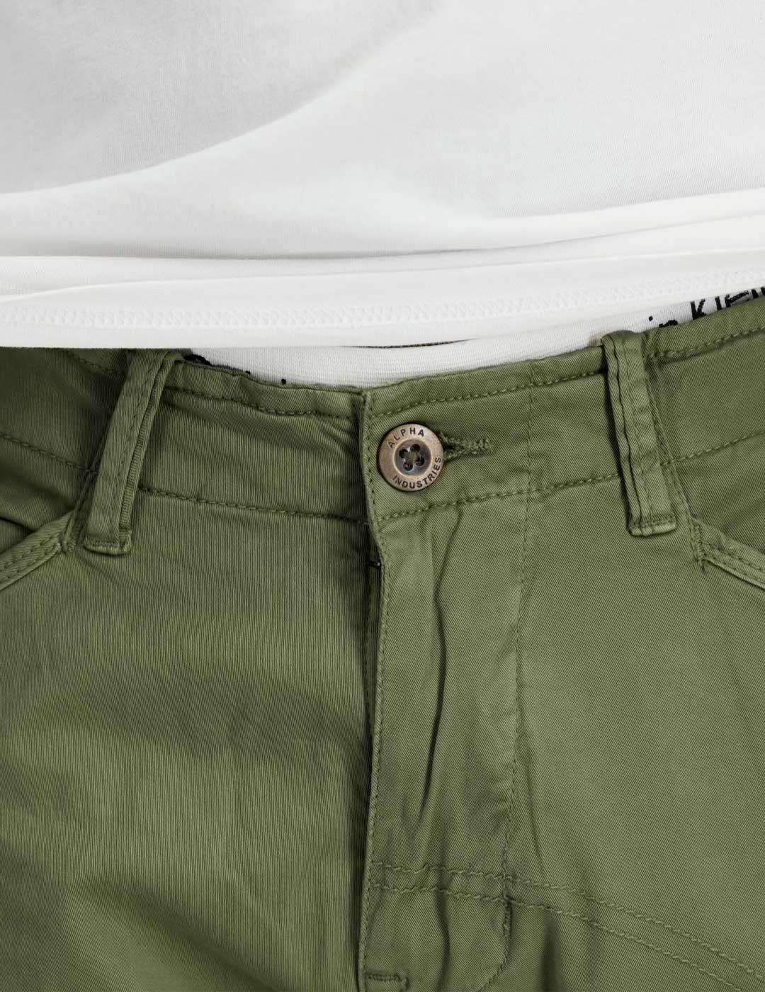 Alpha Spy pantalón verde para hombre