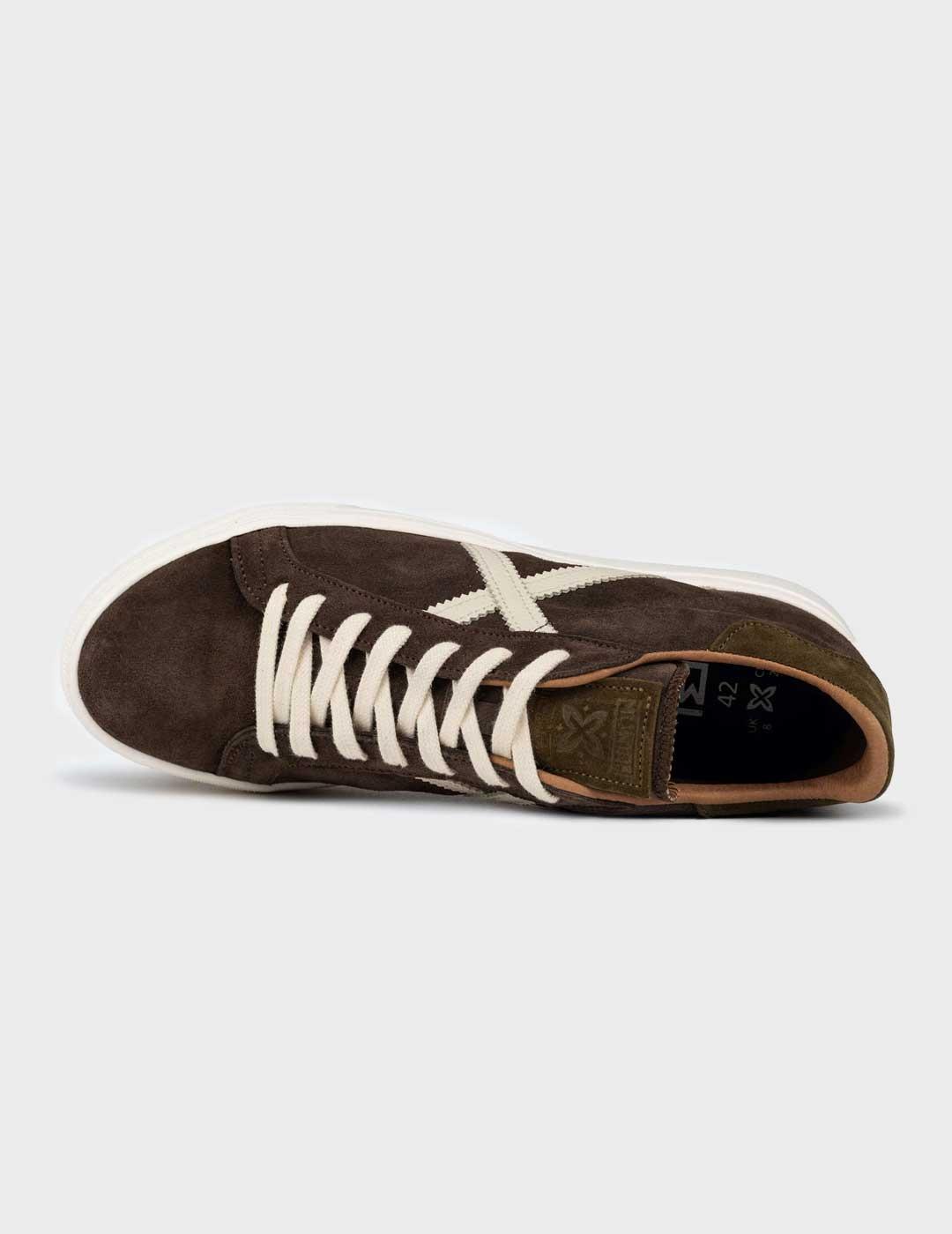 Munich Rete 100 zapatilla marrón para hombre