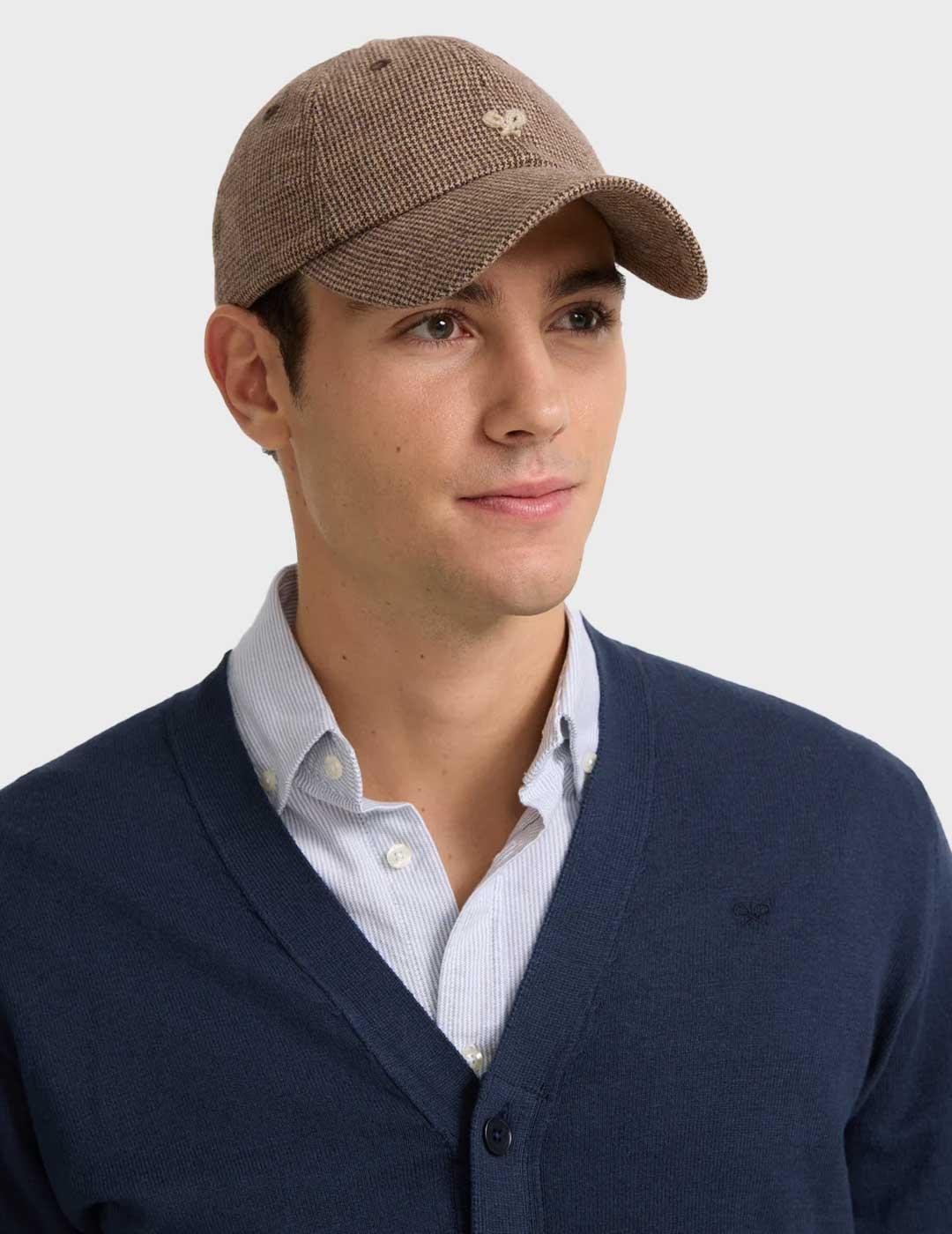 Silbon Cardigan Clasico jersey azul marino para hombre