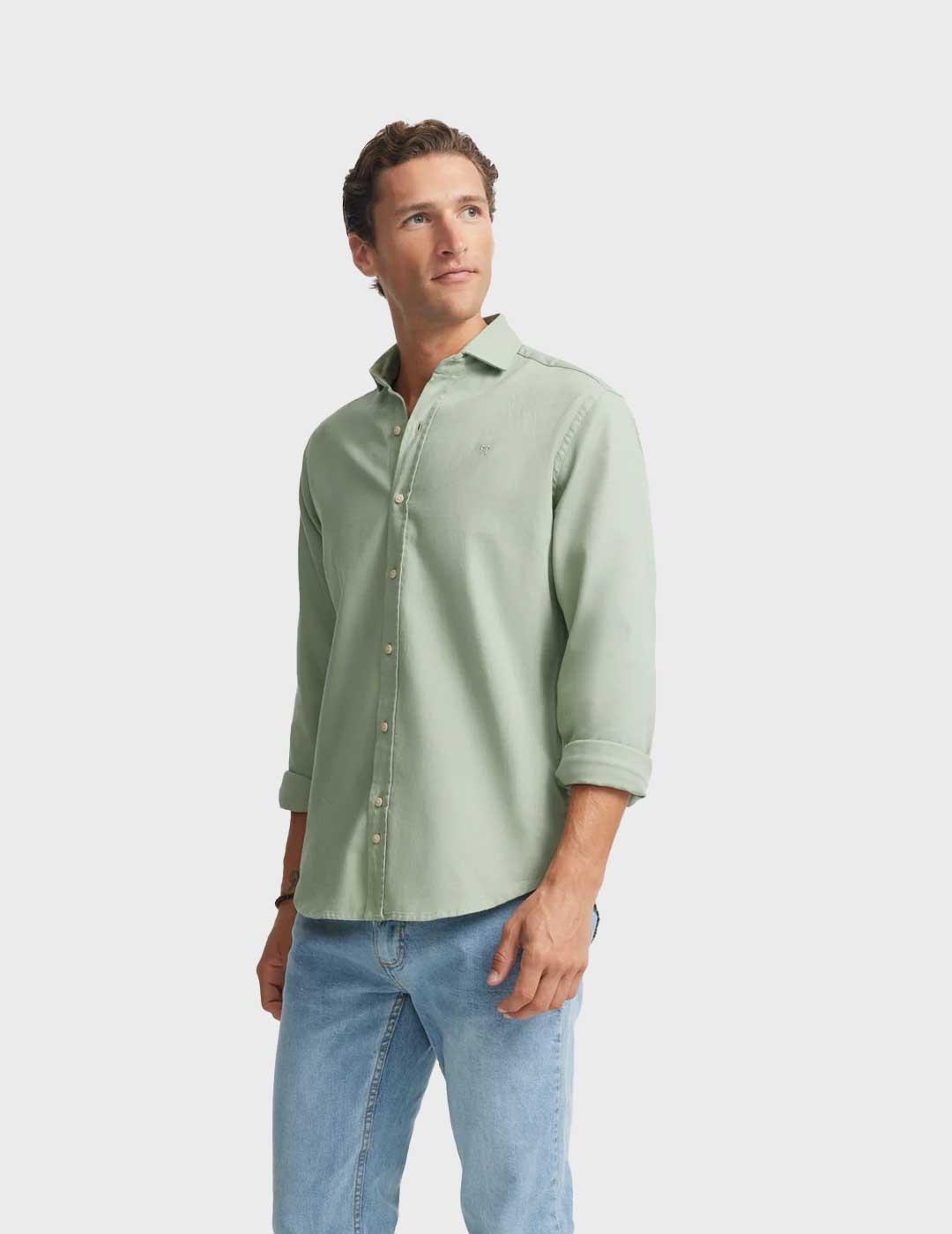 Silbon Sport camisa verde para hombre