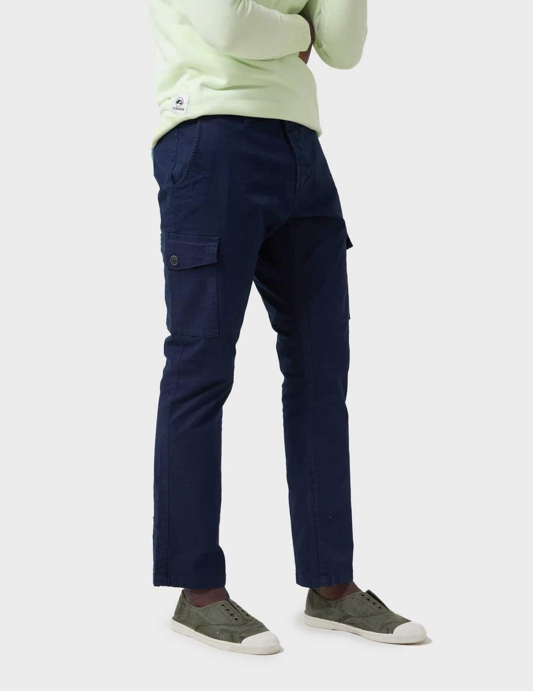 Altonadock pantalón chino azul para hombre